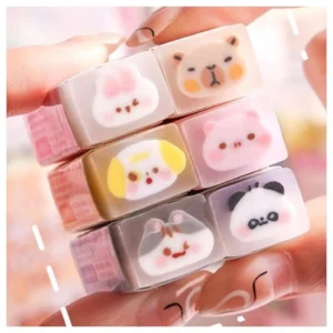 ยางลบดินสอ รูปการ์ตูนน่ารัก แพ็ค  6 ก้อน