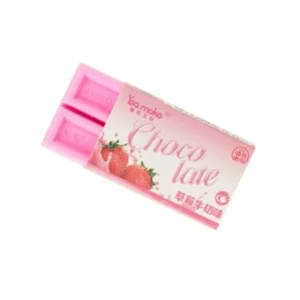 ยางลบดินสอดีไซน์ช็อกโกแลต กลิ่นสตอเบอรี่ ใช้งานได้จริงและทนทาน