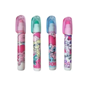 ยางลบต่อไส้ กลิ่นหอม ลาย pony แพ็ค 4 ชิ้น