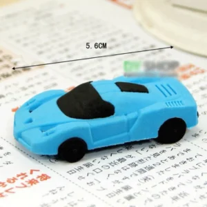 ยางลบรถยนต์สีฟ้า ลบง่าย ยางลบแฟนซี