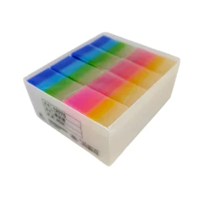 ยางลบแฟนซีเยลลี่ ยางลบดินสอ สีขนมชั้น หลากสี ขายยกกล่อง 48 ชิ้น